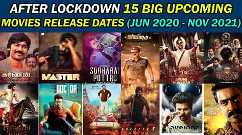 The there are any releasing date changes from the film makers. 15 BIG Upcoming Tamil Movies Release Dates | Jun 2020 To ...