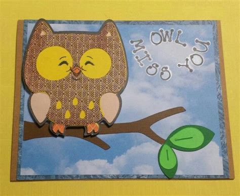 The spruce / derek abella here's a selection of five free printable heart templat. Owl miss you card - create a critter | Miss you cards ...