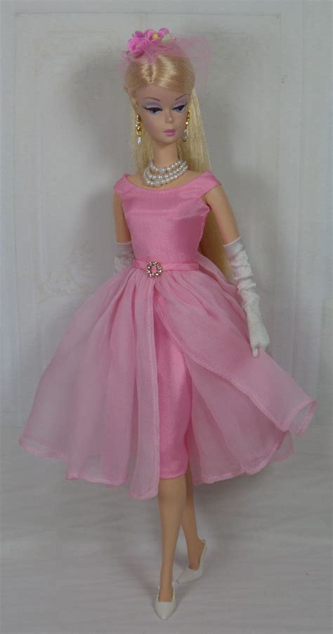 Pink Valentine On Etsy Fashion Barbie Dress Barbie Pink Dress