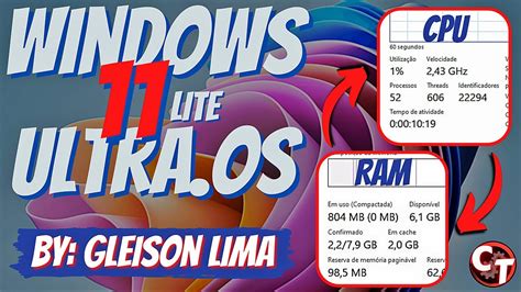 Windows 11 Lite Para Pc Fraco Windows 11 Ultraos By Gleison Lima