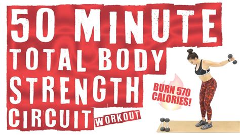 Minute Total Body Strength Circuit Workout Burn Calories YouTube