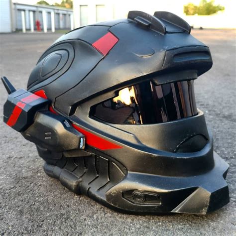 Halo Reach Recon Helmet Replica Leds Wearable Paintwork Etsy