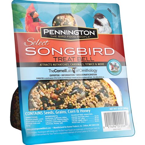Pennington Select Songbird Treat Bell Instant Feeder 13oz
