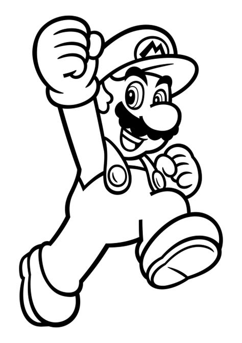 Super Mario Väritys Sivut Super Mario Väritys Sivut Coloringscc