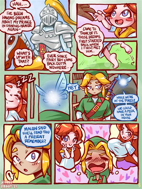 Post 4421570 Comic Legendofzelda Link Malon Mossyfroot Navi Ocarina