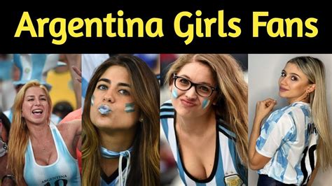 Beautiful Female Football Fans Of Argentina Argentinian Beautiful Girls Sports Updates Youtube