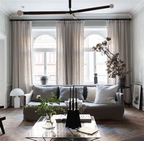 Living Room Majestic Stockholm Apartment Via Coco Lapine Design Blog