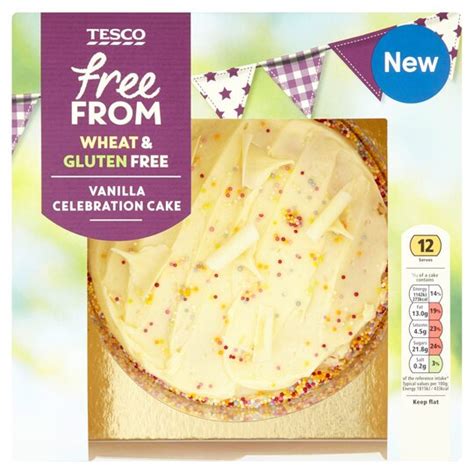 Tesco Free From Vanilla Party Cake Tesco Groceries
