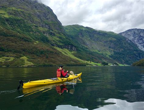 Kayaking The Naeroyfjord In Norway Two For The World
