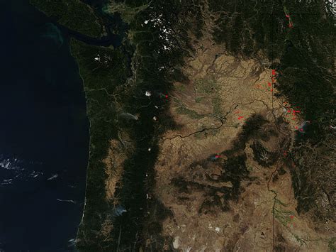 Fires In Washington And Oregon