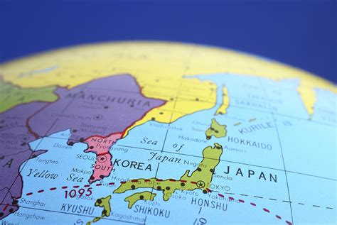 Global Map Japan Korea Photograph By Donald Erickson Pixels