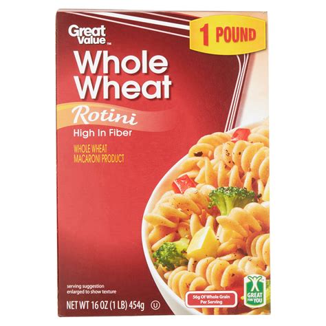 Great Value Whole Wheat Pasta Nutrition Facts Nutrition Pics
