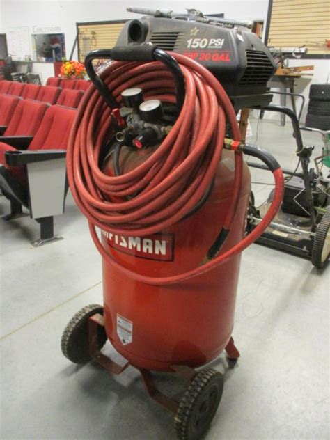 Craftsman Air Compressor 150 Psi 6hp 30 Gallon Tested And