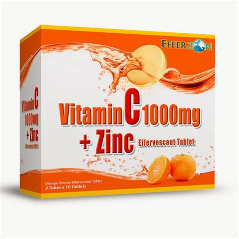 The common cold continues to place a great burden on society in terms of suffering and economic loss. Efferzon Vitamin C 1000mg+Zinc Effervescent 1X10's/3X10's ...
