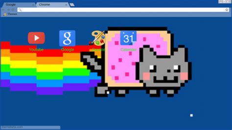 Nyan Cat Chrome Theme Themebeta