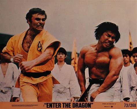 John Saxon Bolo Yeung Enter The Dragon 1973 John Saxon Martial