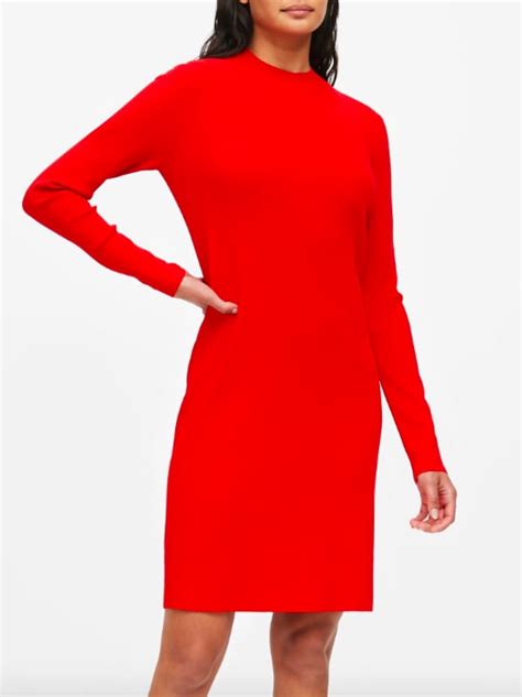 Mock Neck Sweater Dress These Banana Republic Clothes Are Perfect For