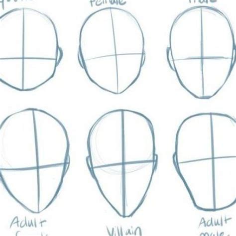Step By Step How To Draw Anime Head At Drawing Tutorials