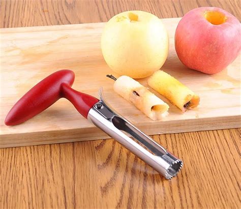 Core Remover Fruit Vegetables Pear Corer Easy Twist Stainless Steel