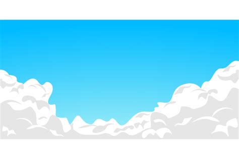 Blue Sky With White Clouds Clipart