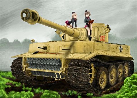 Girls Und Panzer Girls Und Panzer Wallpaper Anime Military Girl
