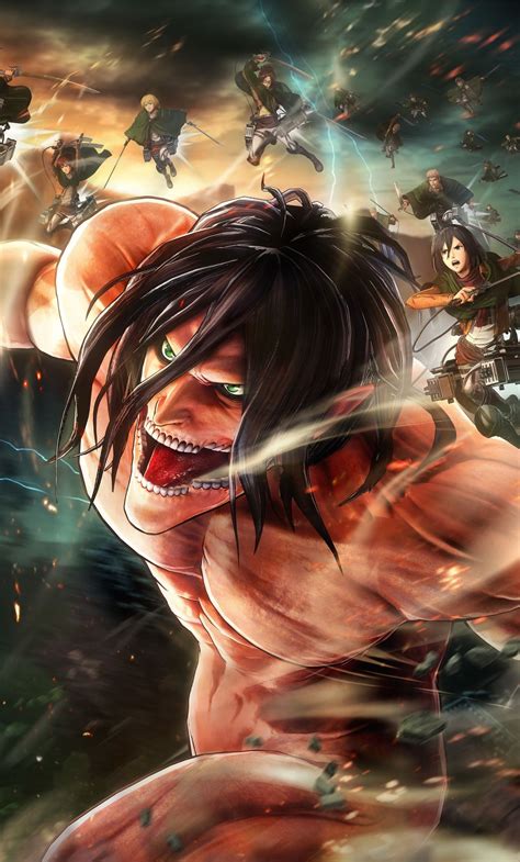 Attack On Titan Amoled Wallpapers Wallpaper Cave