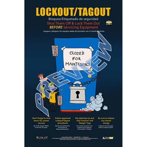 Lockout Tagout Cartoons Safety