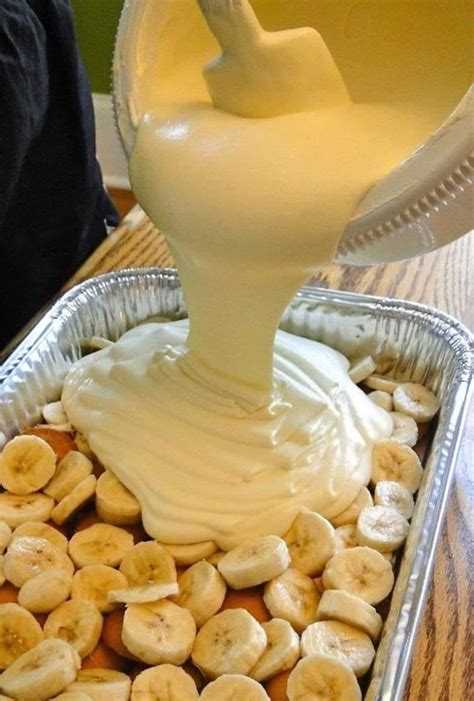 Whisk milk mixture into sugar mixture. Paula Deen's "Not Yo' Mama's Banana Pudding - Best Easy ...