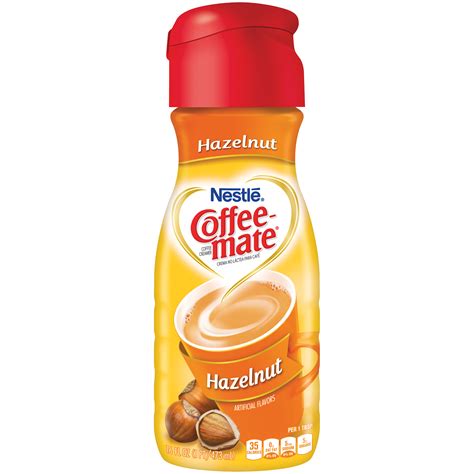 One less thing to worry about and one more thing to love. Coffee-mate Coffee-Mate Coffee Creamer, Hazelnut, 16 fl oz ...