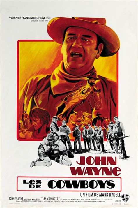 The Cowboys 1972 John Wayne Movie Poster Reprint 24x36 Inches Etsy