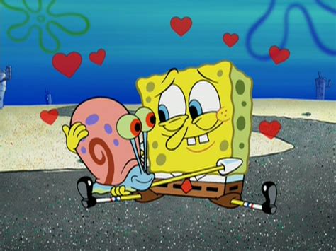 Spongebob Gary Relationship Encyclopedia Spongebobia Fandom Powered