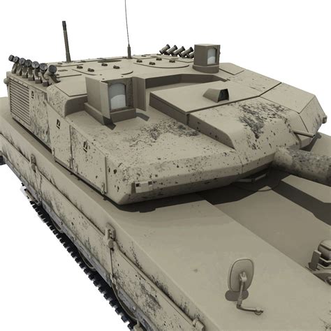 Altay Turkish Main Battle Tank 2 Rigged 3d Model 199 Max Free3d