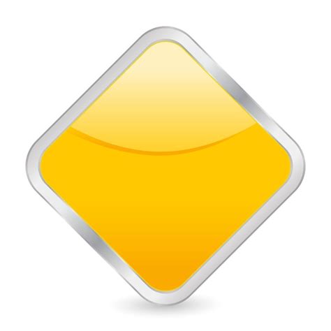 Premium Vector Empty Yellow Square Icon