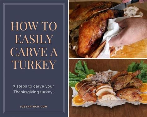 how to easily carve a turkey just a pinch