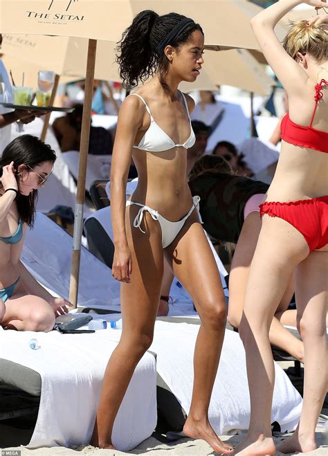 Malia Obama Soaks Up The Sun In A Stylish White Bikini On A Scorching Hot Miami Beach Daily