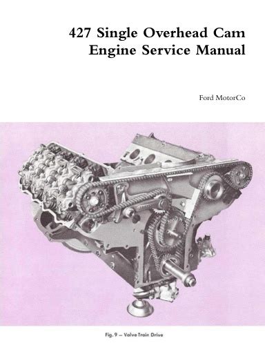An engine equipped with two camshafts in the top of each cylinder head. 427 Single Overhead Cam Engine Service Manual
