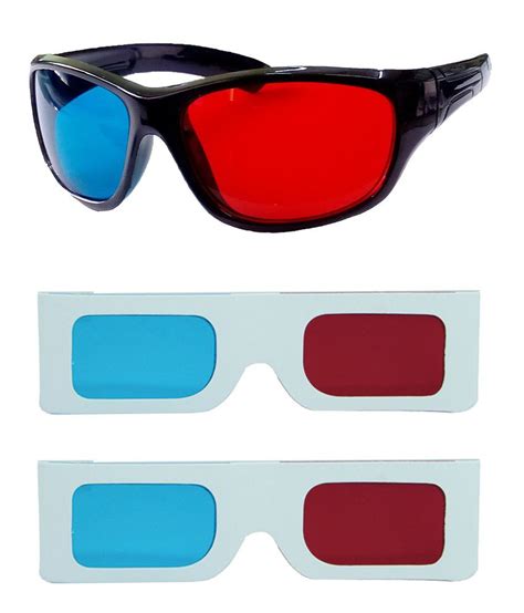 210x230 3d glasses drawing stickers redbubble. Buy Hrinkar Original Anaglyph 3d Glasses Red And Cyan 1 ...