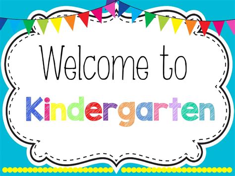 Welcome To Kindergarten Stockton Public School