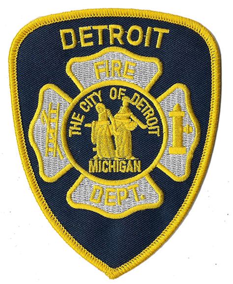 Detroit Fire Department Patch Eagle Emblems And Graphics