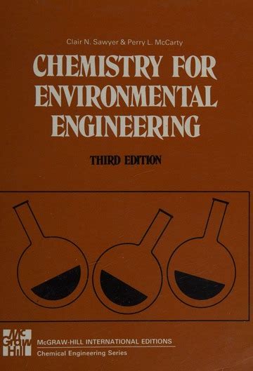 Chemistry For Environmental Engineering Sawyer Clair N Free