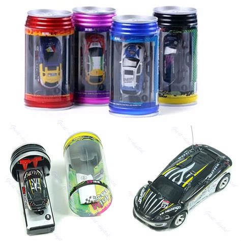 Multicolor Coke Can Mini Speed Rc Radio Remote Control Micro Racing Car