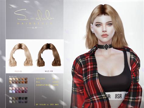 The Sims Resource Sclubts4ll Hairn87