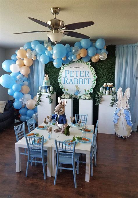 Peter Rabbit Birthday Party Ideas Photo 1 Of 8 Catch My Party