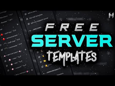 Top Free Discord Server Templates Free Custom Server Templates YouTube