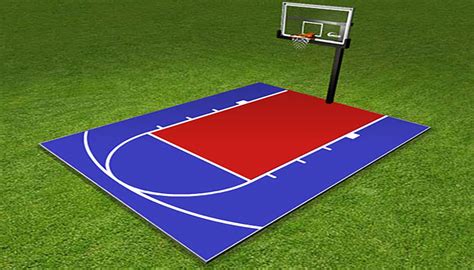 Pour concrete to form a basketball court. How Much Does A Backyard Basketball Court Cost | All ...