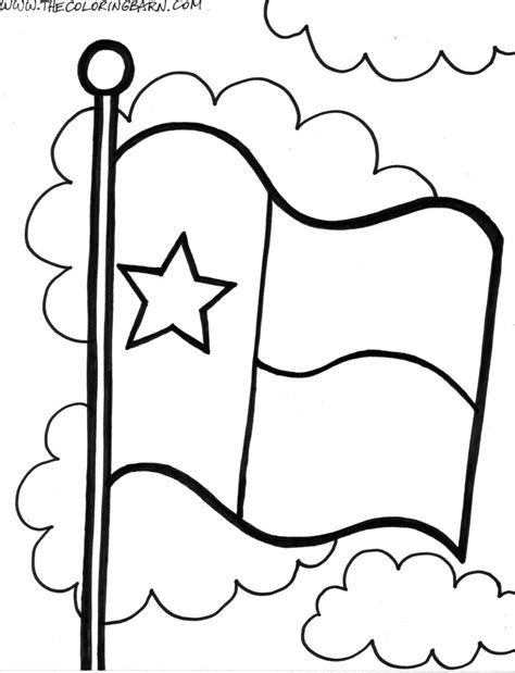 The texas tech red raiders colors are burnt orange and white. Color or Paint the Flag | Flag coloring pages, Coloring ...