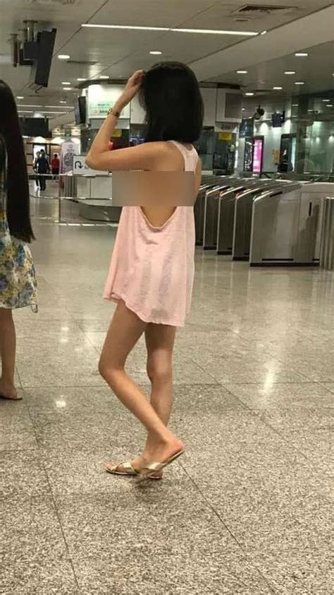 Lady Seen Wearing Singlet At Somerset Mrt Station Responds To Media