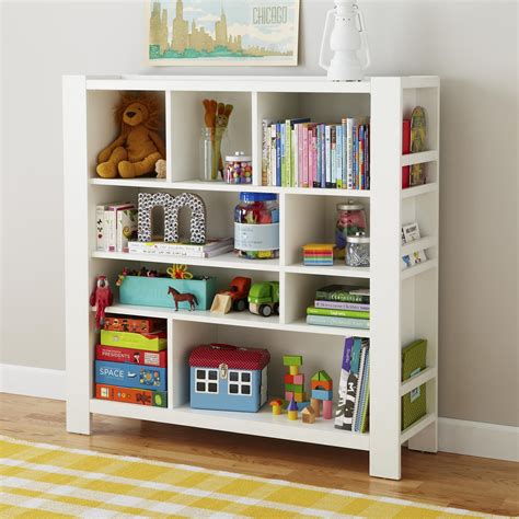 Kids Bookcase Kids White Compartment Cubby Bookcase In Bookcases