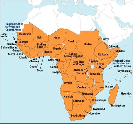 Map of western sahara shows its capital, cities, roads, airports, rivers. Millenium development goals for Sub-Saharan Africa