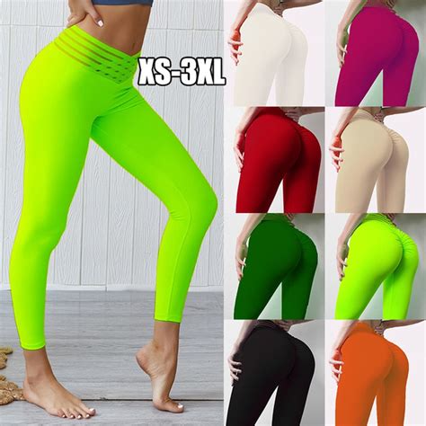 2023 women sexy buttocks fitness pants high elasticity outdoor slim solid color yoga pants
